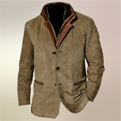 Men's Vintage Jacket Autumn Brown