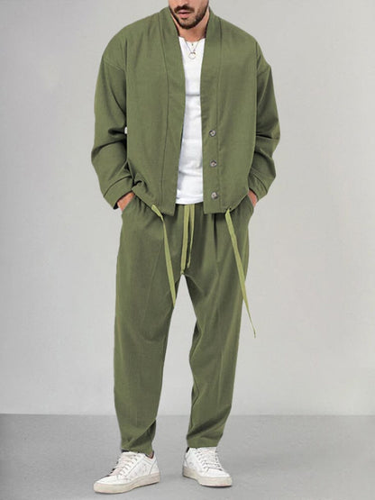 Men's 2 Piece Lounge Pants Set - Vonnera