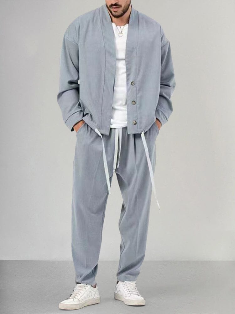 Raphael Men's 2 Piece Relaxed Fit Pants Set