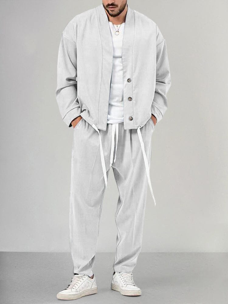 Raphael Men's 2 Piece Relaxed Fit Pants Set