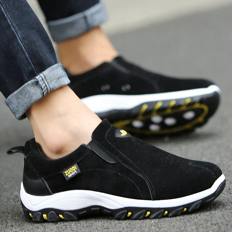 Men's Slip-On Sneakers Sporty Design
