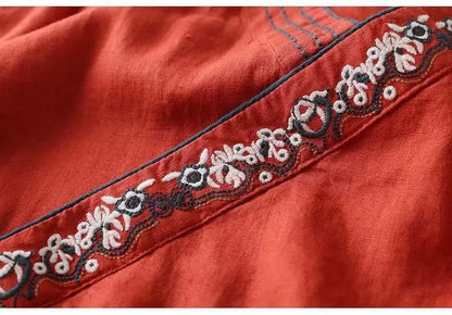 Women's Relaxed Fit Blouse Lightweight Breeze Pattern