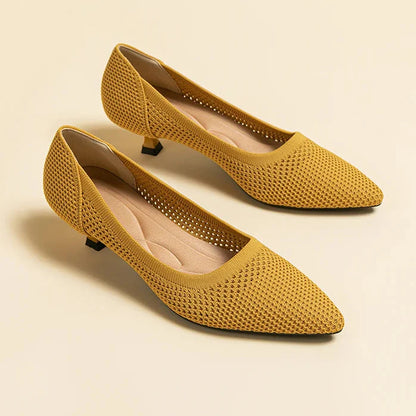 Women Kitten Heel Pumps - Vonnera