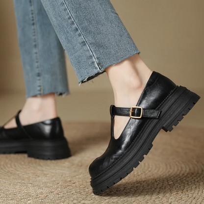 Blythe Women's Mary Jane Shoes Round Toe Low Heel