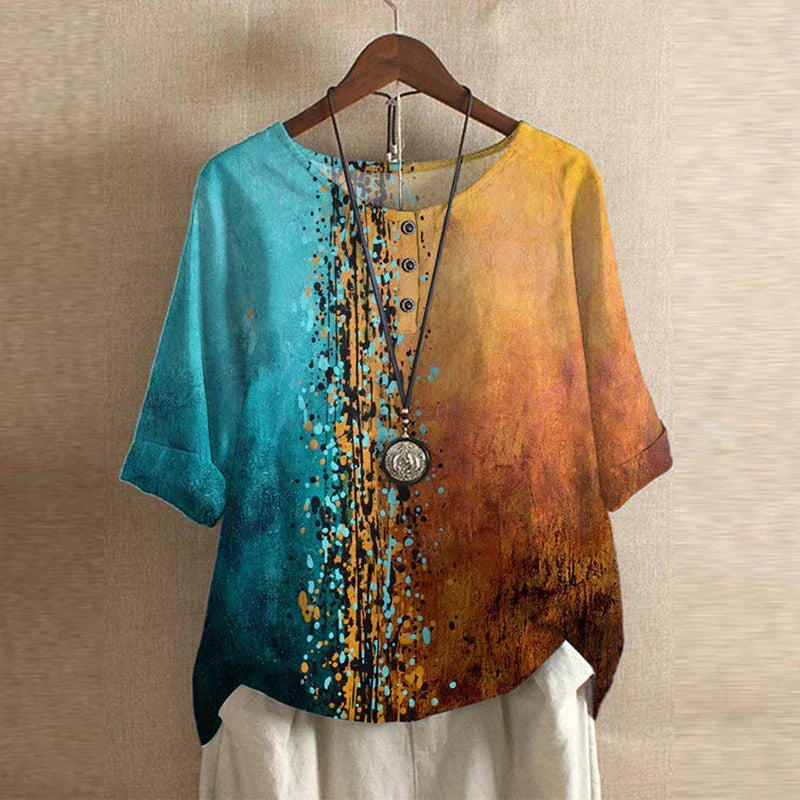 Retro Inspired Women's Blouse