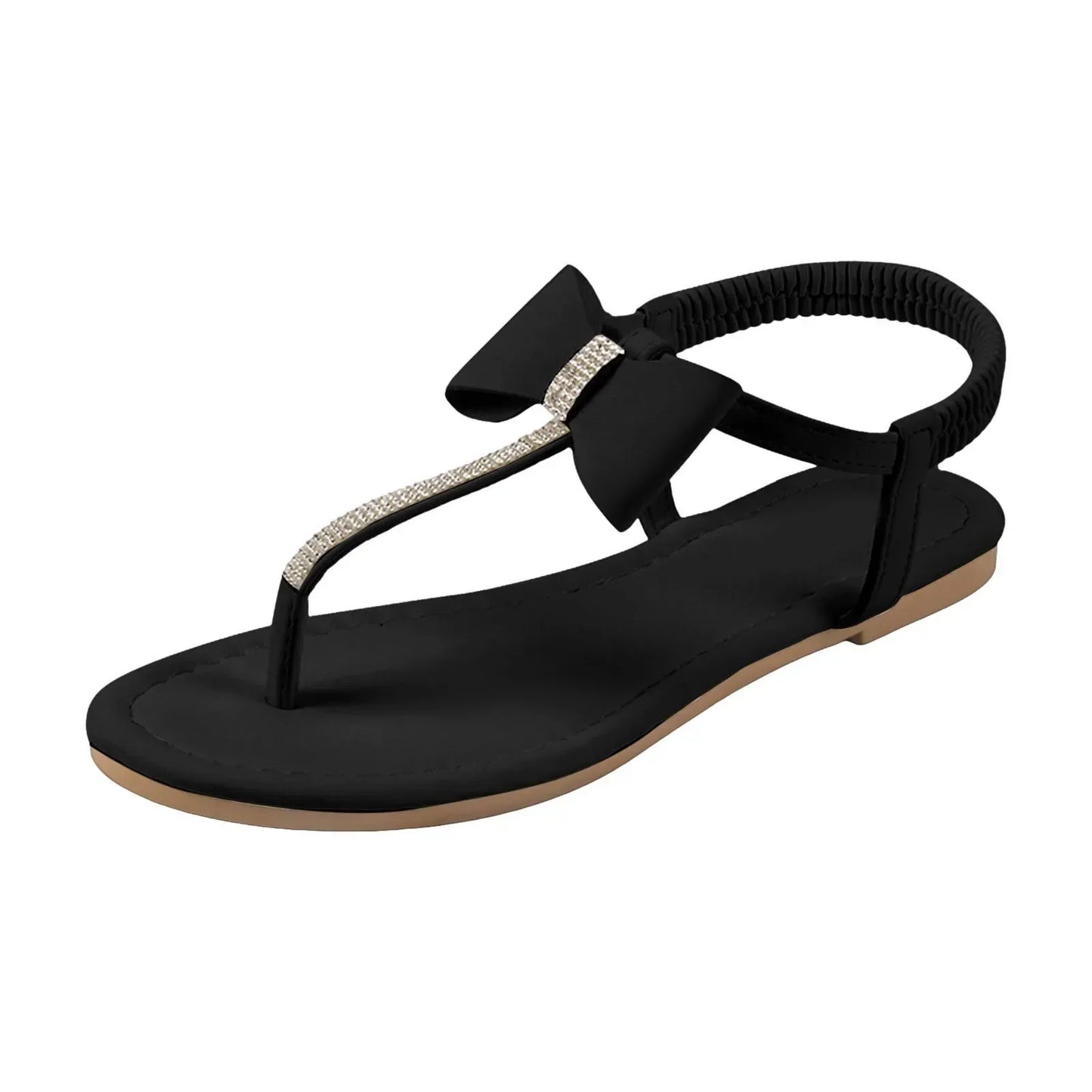 Antoinette | Women's Rhinestone Flat Sandals