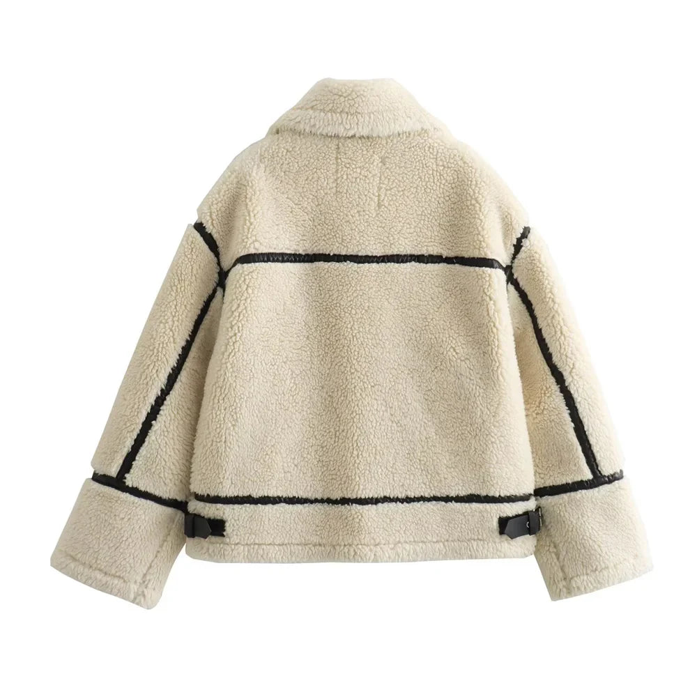 Carmelle Women's Faux Shearling Coat