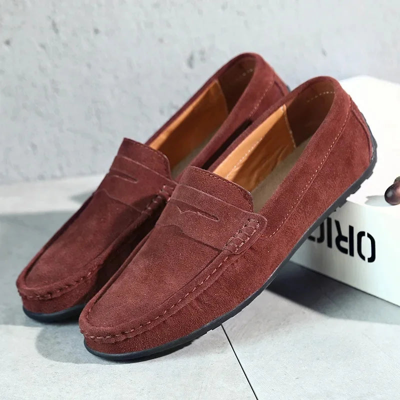 Men's Soft Leather Loafers Comfortable