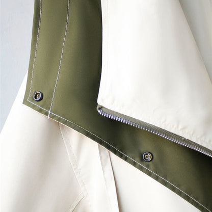 Women's Windbreaker Jacket Contrast Panel