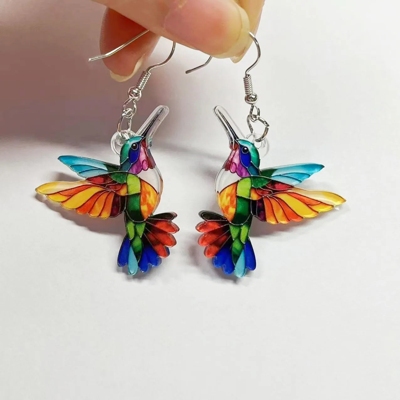 Hummingbird Prism Drop Earrings