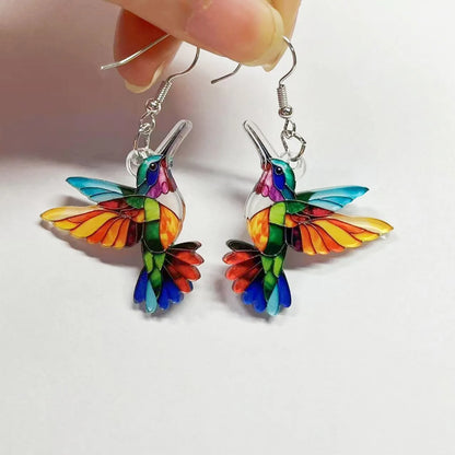 Hummingbird Prism Drop Earrings