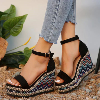 Women's Wedge Sandals Cushioned Wide Fit - Vonnera