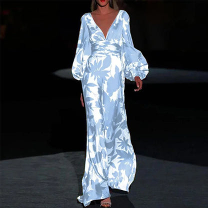 Women's Flowy Maxi Dress Elegant Everyday Wear - Vonnera