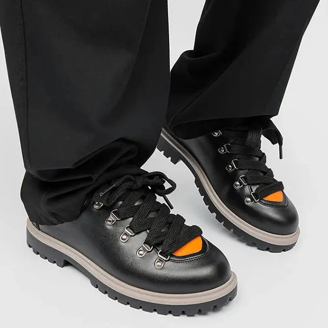 Men's Derby Shoes Leather Brown