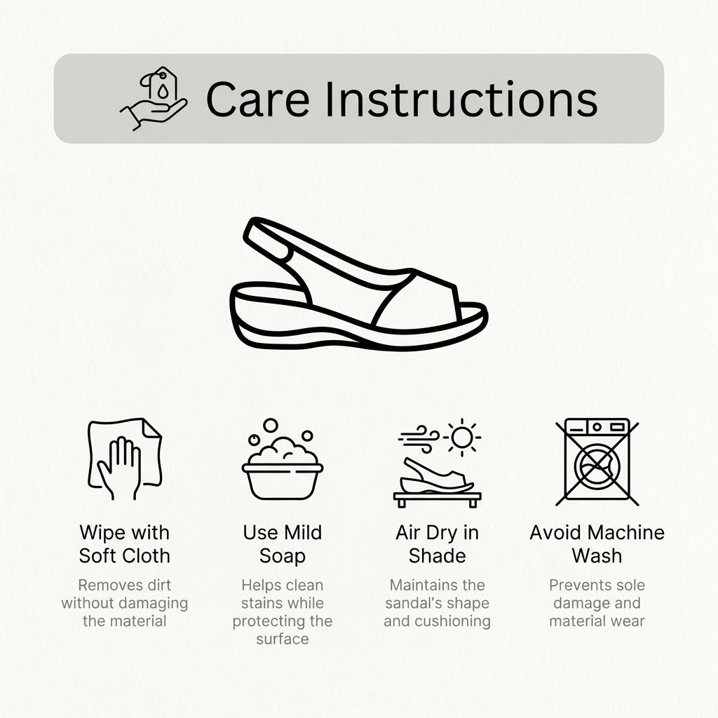 Women's Orthopedic Sandals Cushioned Sole Support Peep-Toe Slingback
