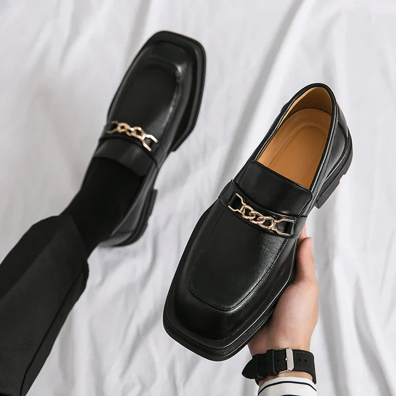 Men's Leather Slip On Shoes