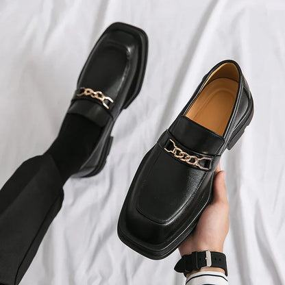 Men's Leather Slip On Shoes