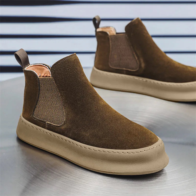 Men's Suede Chelsea Boot