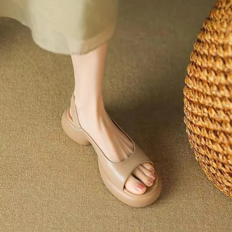 Wren Women's Flat Sandals Platform Low Heel