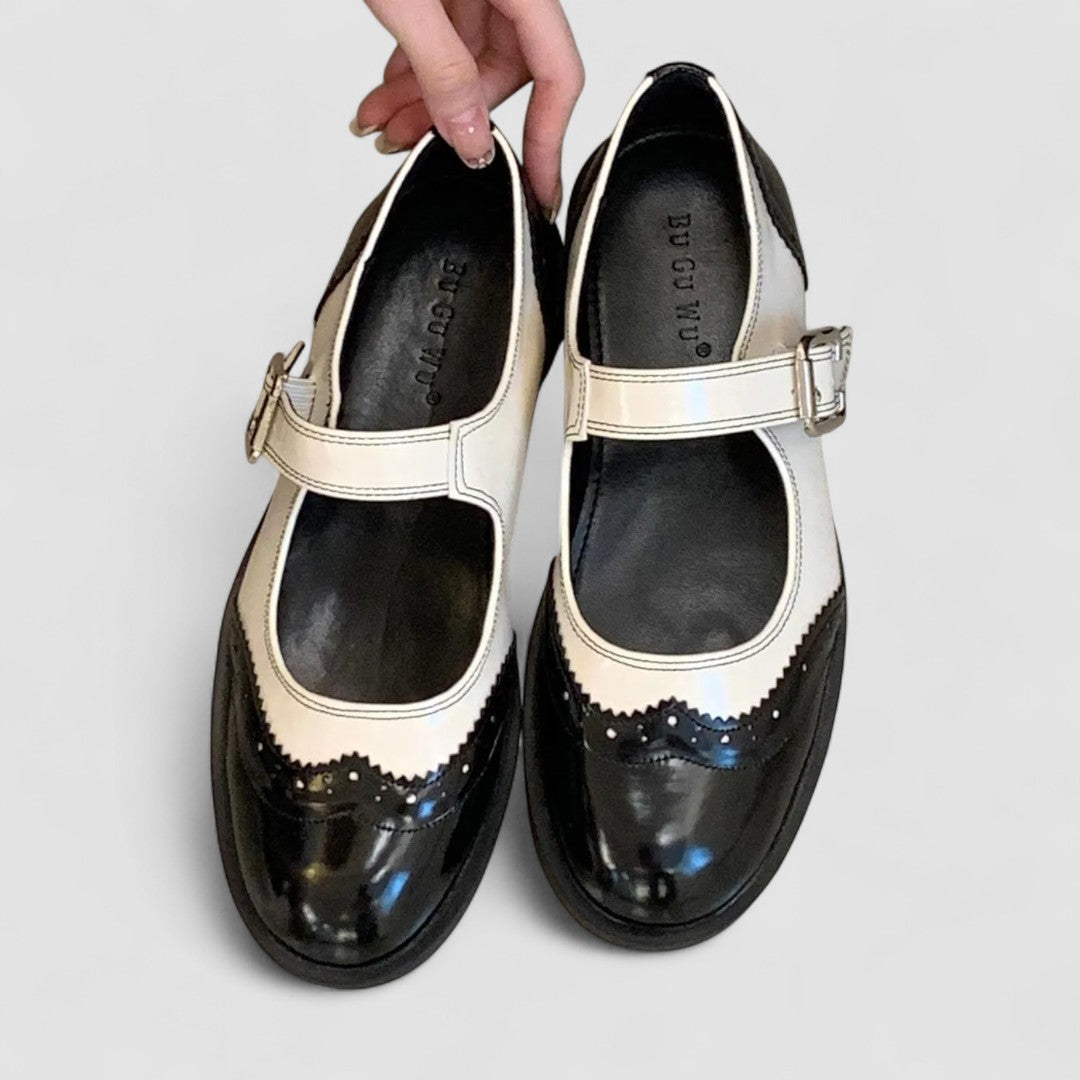 Women's Mary Jane Closed Toe Buckle Shoes - Vonnera