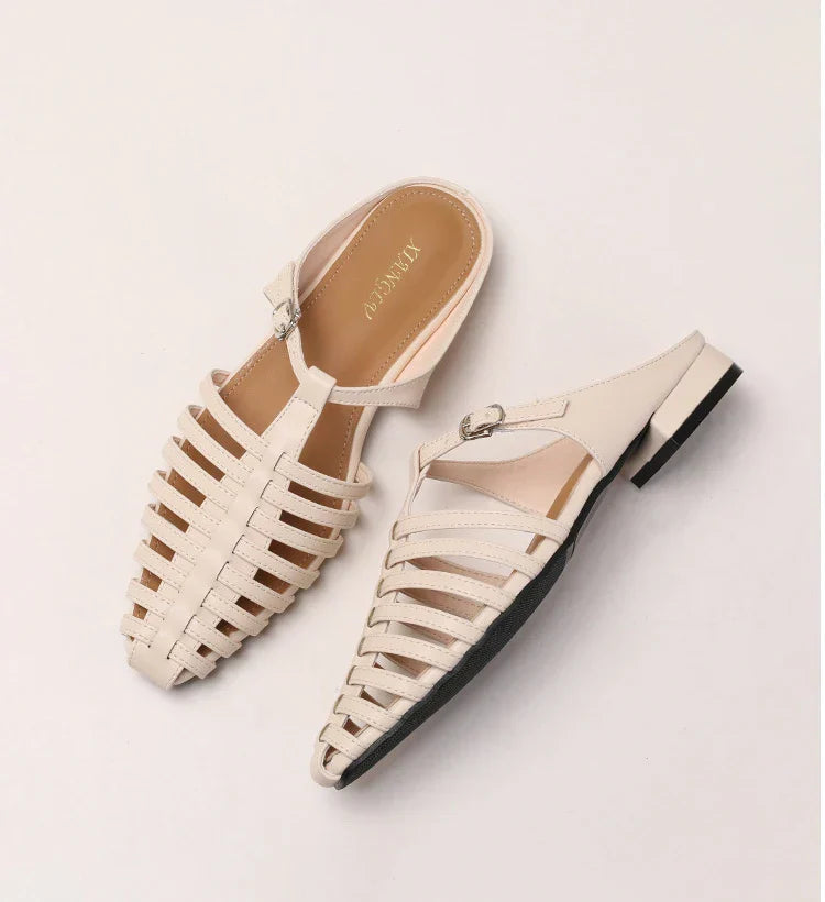 Women's Summer Buckle Flat Shoes