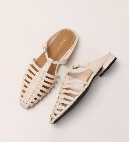Women's Summer Buckle Flat Shoes