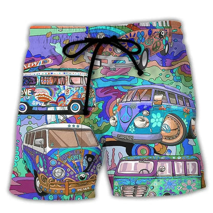 Men's Swim Shorts Bold Colorful