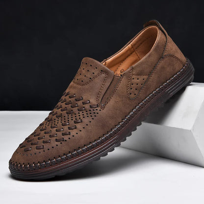 Torino Men's Faux Leather Loafers - Vonnera