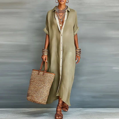 Women's Linen Long Sundress - Vonnera
