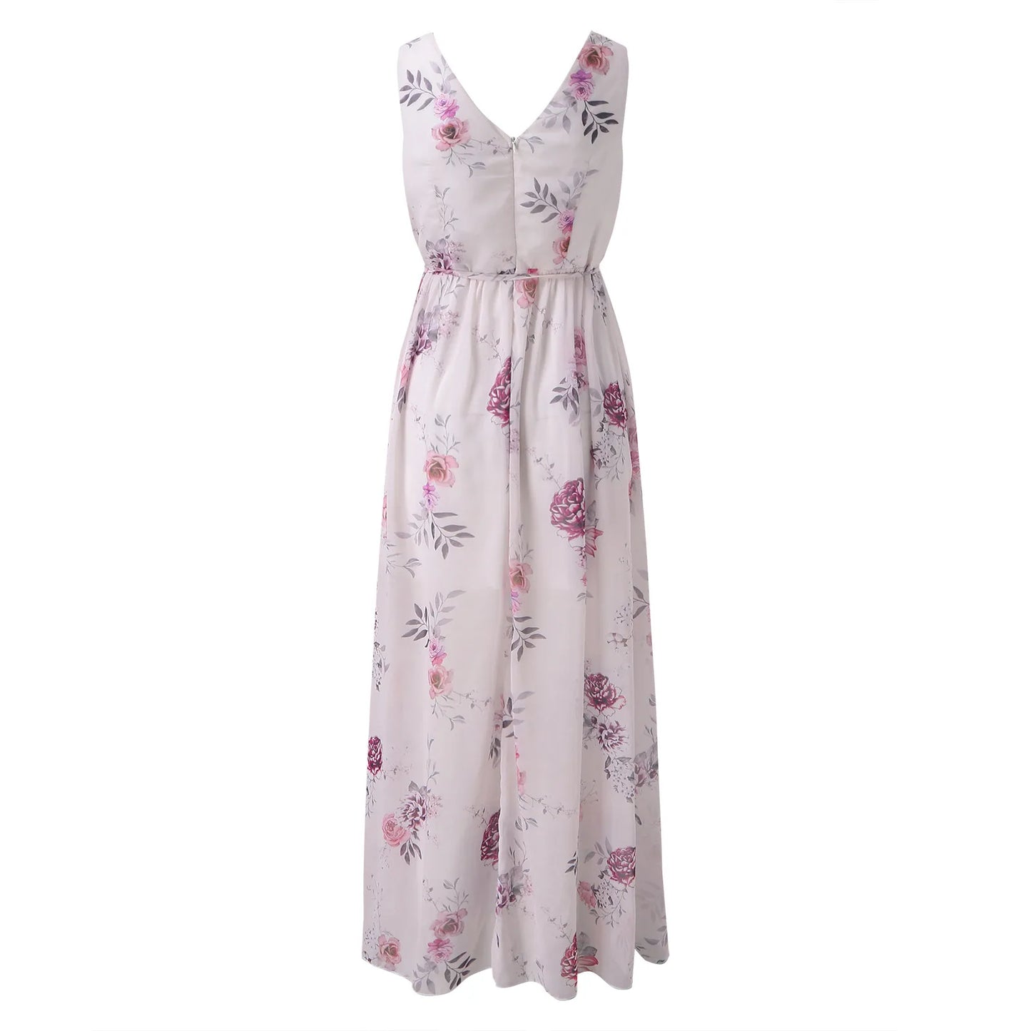 Women's Elegant Maxi Dress Slit Design