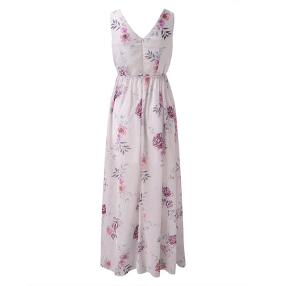 Women's Elegant Maxi Dress Slit Design