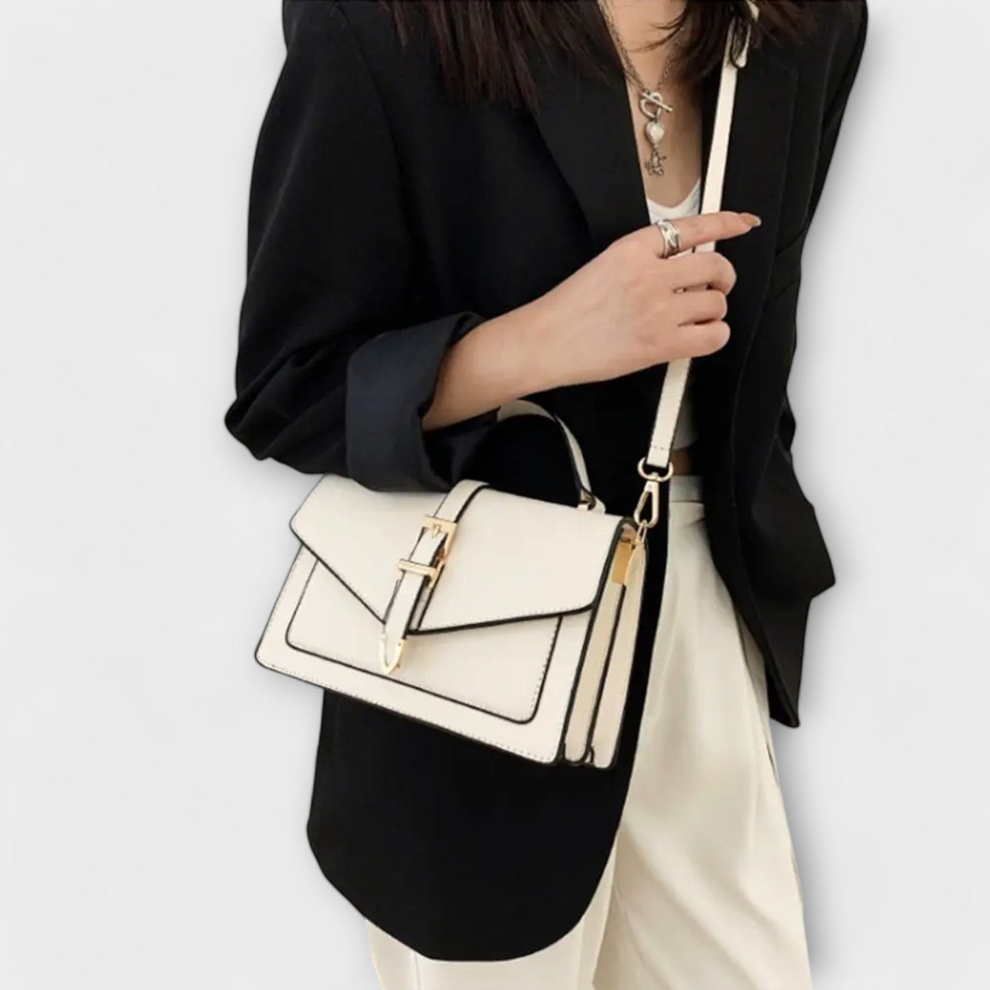 Women's Classic Leather Shoulder Bag