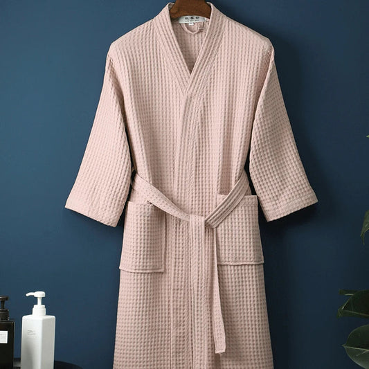 Women's Waffle Kimono Robe - Vonnera