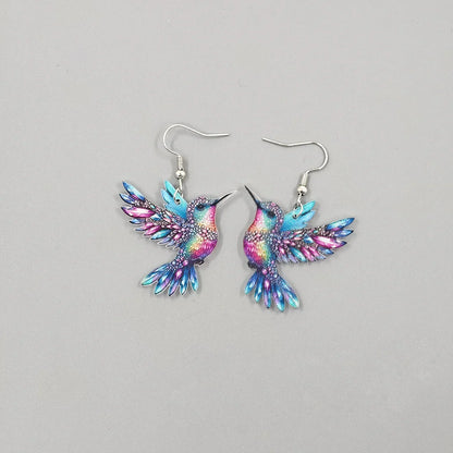 Hummingbird Prism Drop Earrings