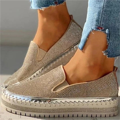 Slip On Shoes Leather Comfortable