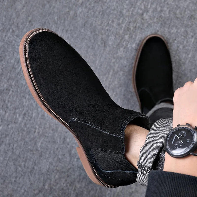 Bennett Men's Suede Chelsea Boots Brown