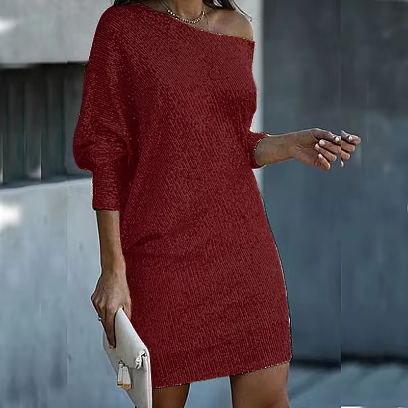 Women's Party Dress Sparkling Fall Winter Design