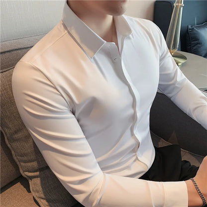 Men's Dress Shirt Cotton