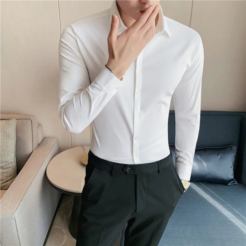 Men's Dress Shirt Cotton