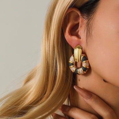 Clara Glaze Hoop Earrings - Jack Hafford