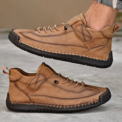 Men's Walking Sneakers Moc Stitching Durable Outsole Comfortable
