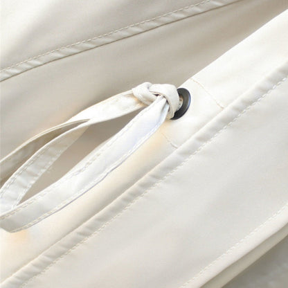 Women's Windbreaker Jacket Drawstring Waist