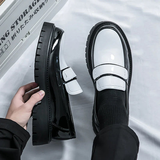 Men's Leather Penny Loafers - Vonnera
