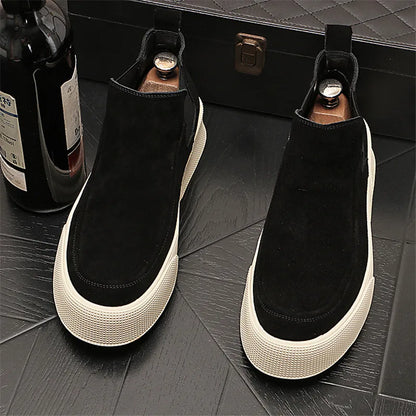 Men's Suede Chelsea Boots
