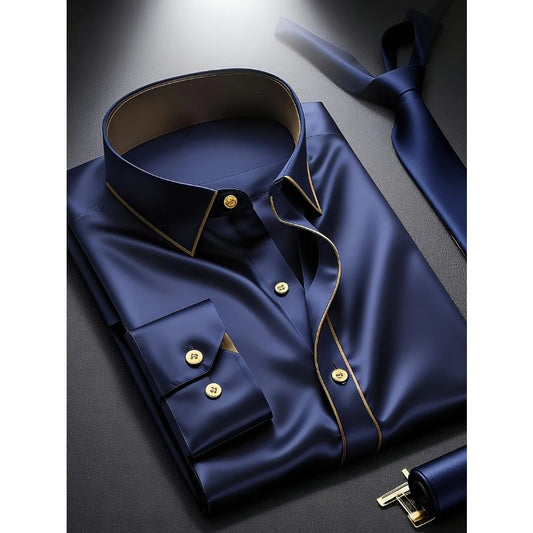 Men's Contrast Dress Shirt Milano - Vonnera