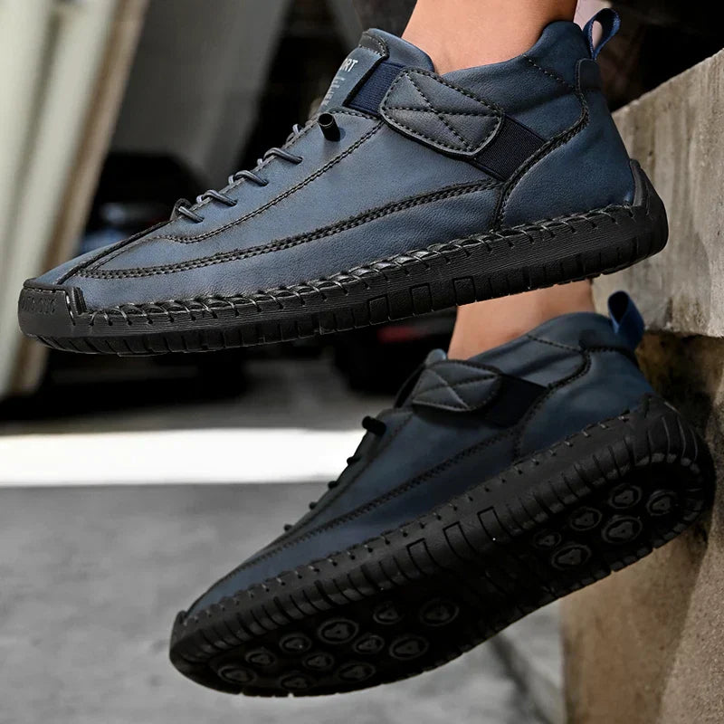 Men's Walking Sneakers Moc Stitching Durable Outsole Comfortable