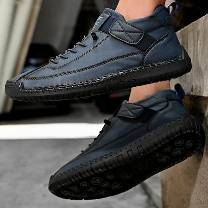 Men's Walking Sneakers Moc Stitching Durable Outsole Comfortable