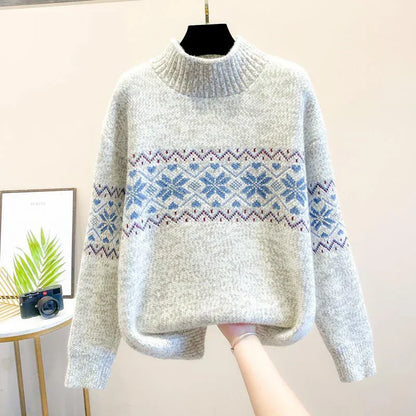 Women's Turtleneck Sweater High Collar