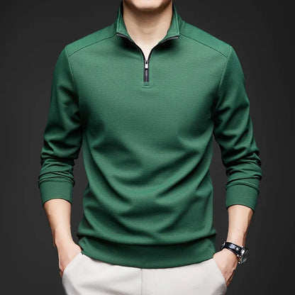 Men's Zip Polo Shirt - Vonnera