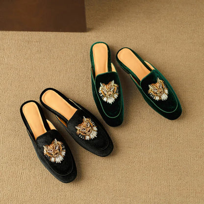 Women's Velvet Mules Jasmine